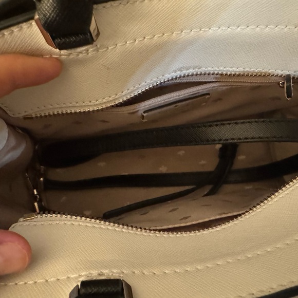 Kate Spade Black and White Satchel - Picture 3 of 4